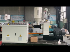 chaîne de production ondulée à mur unique d'extrusion de tuyau de PVC du PE 50-110mmPP