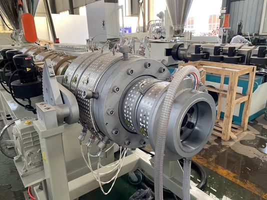 Ligne électrique d'extrusion de tuyau de HDPE de gaz de fil de conduit vis simple