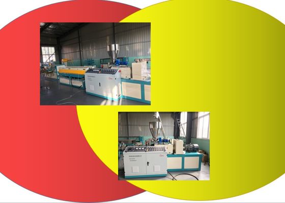 Ligne d'extrusion de double tuyau de PVC 350mm