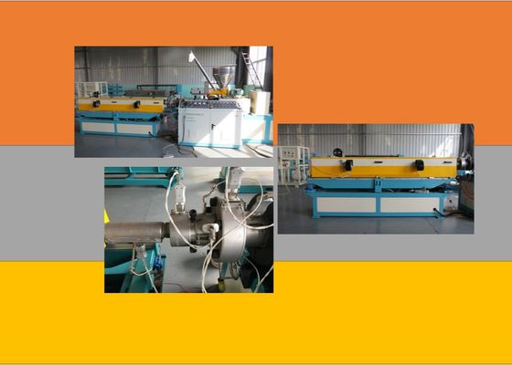 Chaîne de production ondulée d'extrudeuse de tuyau de HDPE de câble en plastique de tuyau