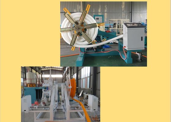 100kw intégral 12m/Min Corrugated Drain Pipe Extruder
