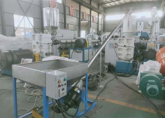 Ligne ondulée 37kw d'extrusion de tuyau de HDPE de PPR en plastique avec le convertisseur d'ABB