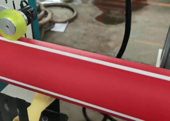 chaîne de production plate de tuyau de PVC de la vis 250-300kg/h jumelle conique