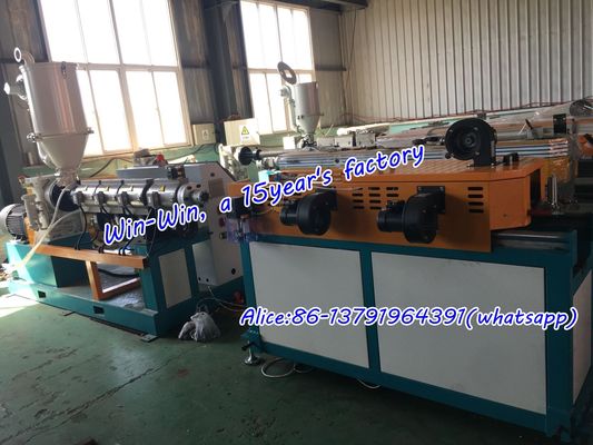 Machine en plastique ondulée d'extrusion de tuyau de PE de PVC pp à mur unique