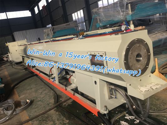 Ligne d'extrusion à double vis simple pour tube de tuyau ondulé en plastique PVC PPR HDPE