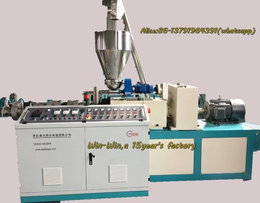 Extrudeuse en plastique de tube de PE de PVC faisant la machine pour le tuyau ondulé de double mur