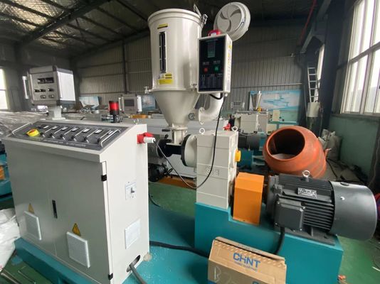 Ligne ondulée à mur unique à grande vitesse d'extrusion de tuyau de machine de bâti de bloc de poussée