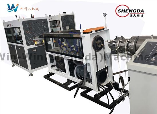 Ligne ondulée machine en plastique d'extrusion de tuyau de spirale de carbone de PE d'extrudeuse de tuyau