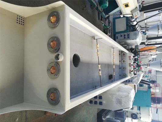 Ligne simple approvisionnement d'extrusion de quatre tuyaux de PVC de PE de pp double en eau