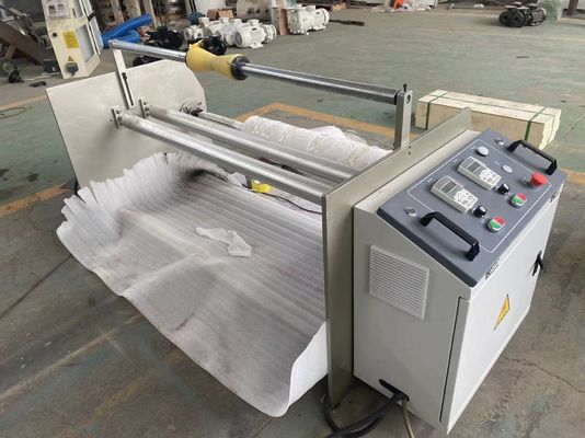 Ridé sifflez non la machine de revêtement de textile tissé 1-4m/min