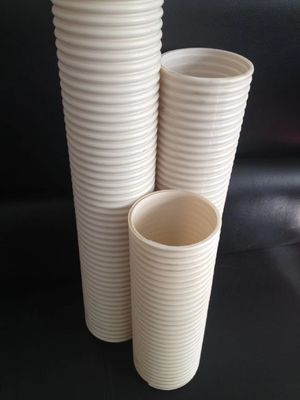 Le mur de double de PVC a ridé la chaîne de production de tuyau machine d'extrudeuse