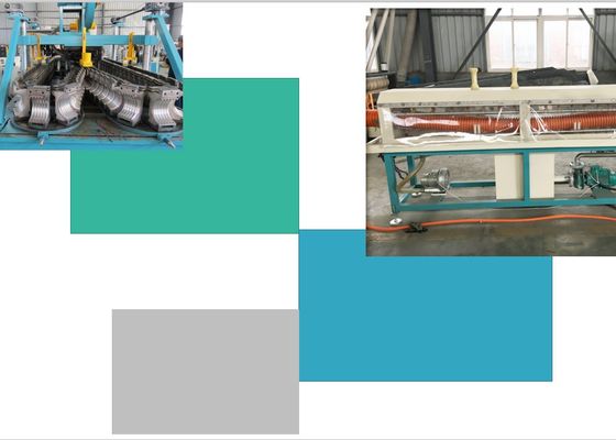 Machine flexible verticale de tuyau du drain de vibration 40kg/H 159mm