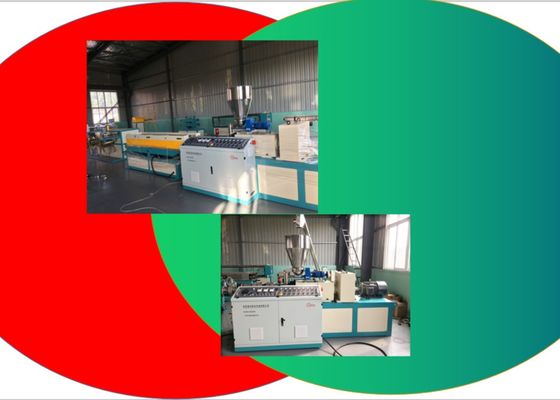 Ligne jumelle d'extrusion de tuyau de plastique de LDPE 29mm de vis