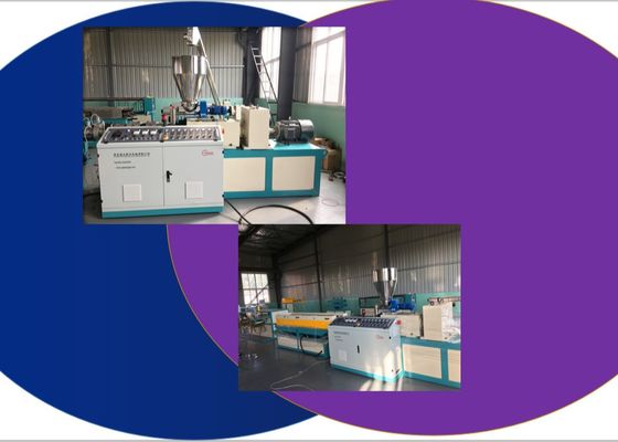 Ligne jumelle d'extrusion de tuyau de plastique de LDPE 29mm de vis