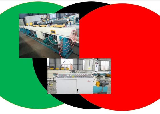 Ligne jumelle d'extrusion de tuyau de plastique de la vis 750mm de HDPE