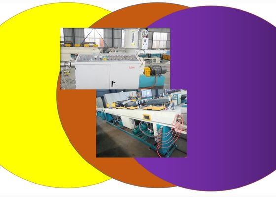 Ligne jumelle d'extrusion de tuyau de plastique de la vis 750mm de HDPE
