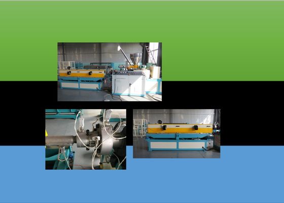 Chaîne de production ondulée d'extrudeuse de tuyau de HDPE de câble en plastique de tuyau