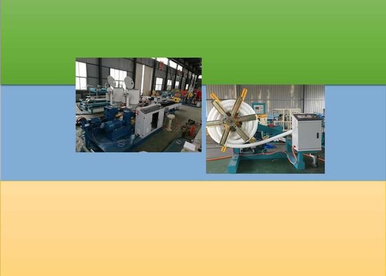le mur de double de PE de 65kw 150kg/H a ridé la ligne d'extrusion de tuyau