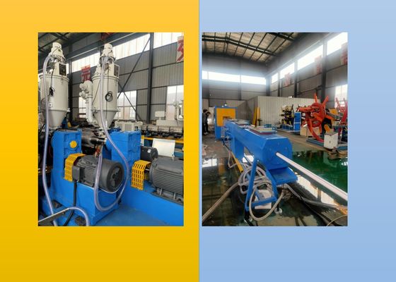 ligne ondulée d'extrusion de tuyau de HDPE profond de vis de PLC 250kgh