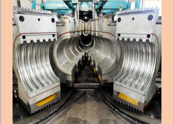 Ligne ondulée d'extrusion de tuyau du PE 400mm de PVC pp de PLC