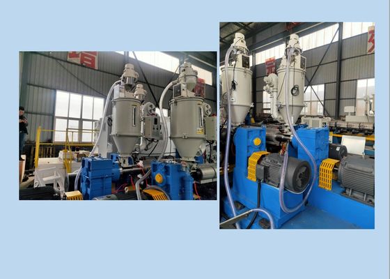 Ligne en plastique à énergie solaire d'extrusion de tuyau de HDPE de PLC PPR
