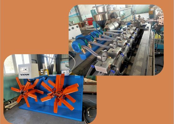 machine de fabrication de câbles de fil d'extrudeuse de gaine de PVC 40m/Min