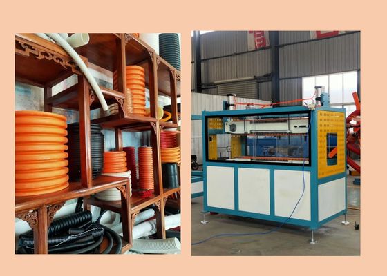 350kg/H a ridé la machine 10m/minute d'extrusion de tube de drainage
