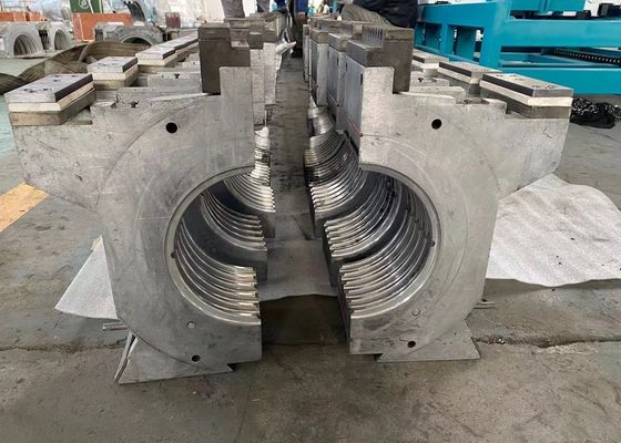 Le mur de double de gaz d'eau a ridé la ligne tuyau en plastique d'extrusion de tuyau de 12m/Min/faisant la machine