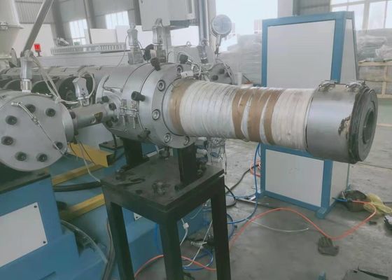 Ligne ondulée 37kw d'extrusion de tuyau de HDPE de PPR en plastique avec le convertisseur d'ABB