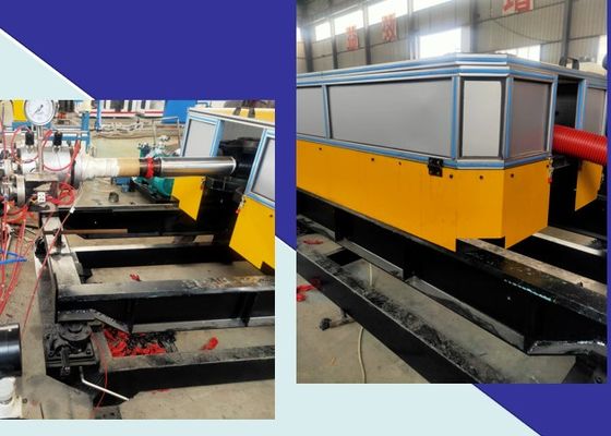 ligne ondulée d'extrusion de tuyau de HDPE de PE de 20-63mm pp faisant la machine