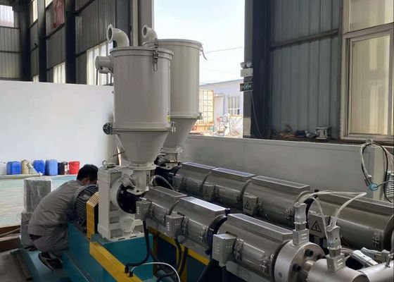 chaîne de production en plastique de tuyau de PE de HDPE de 200mm rendement élevé