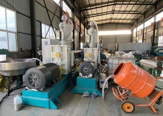 Ligne ondulée OD 110mm d'extrusion de tuyau mur profond de vis de double