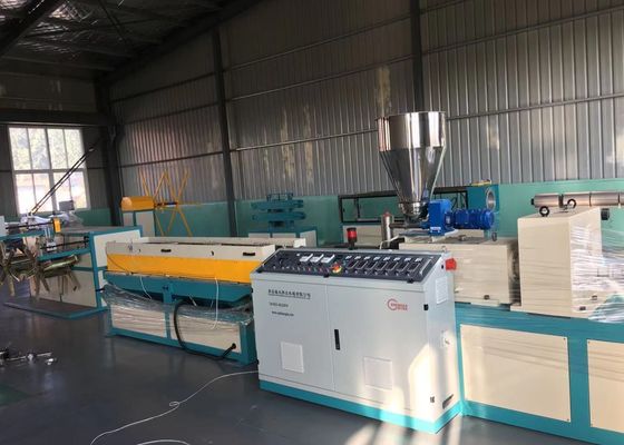 Ligne ondulée à mur unique en plastique d'extrusion de tuyau de PA de PVC EVA de PE de pp