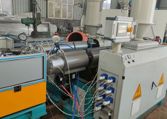 Le mur en plastique flexible de double d'air frais a ridé la ligne d'extrusion de tuyau