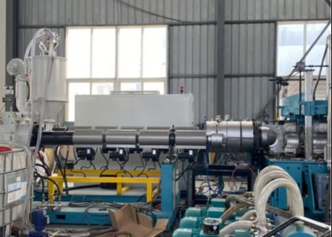200-250 ligne ondulée d'extrusion de tuyau de mur de double de kg/h heure PE/HDPE/PVC