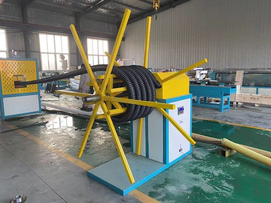 ligne en plastique de production à la machine de tuyau en spirale de carbone du HDPE pp de 25-100mm