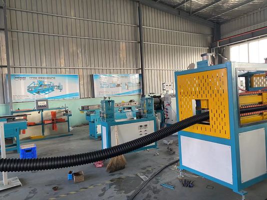 chaîne de production en plastique de tuyau de fibre de carbone de PE de 40-100mm faisant la machine